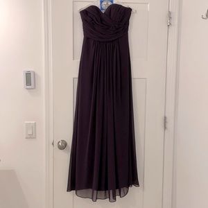 Bill Levkoff Purple Bridesmaid Dress